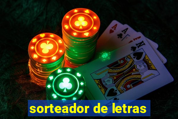 sorteador de letras